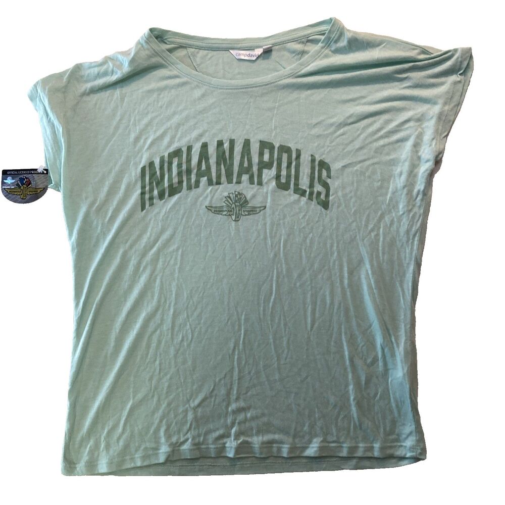 Indianapolis Motor Speedway Indiana Logo Sports Design Indy Unisex T-Shirt Small